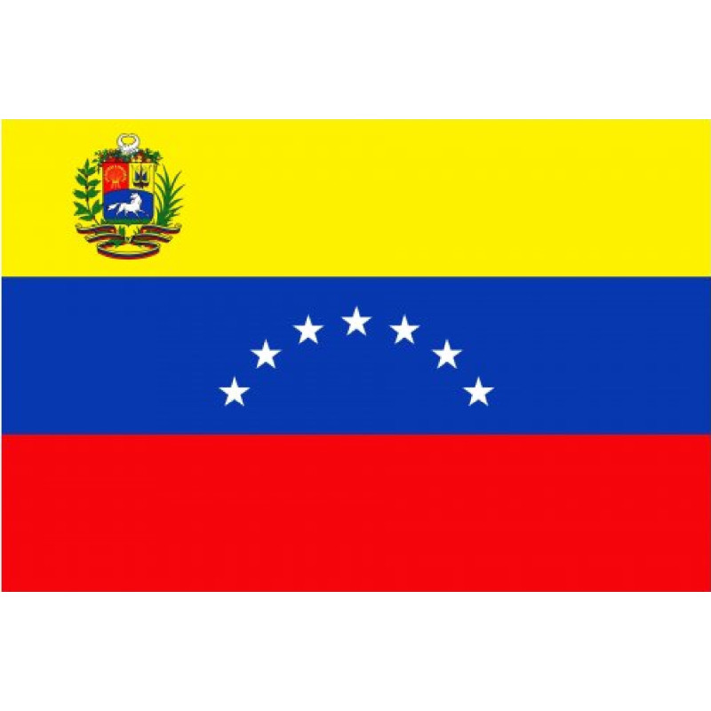 Bandera Venezuela 7 Estrellas 150 x 90 CM Satén