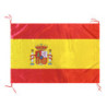 Bandera España con 4 Cintas 150 x 90 CM Satén